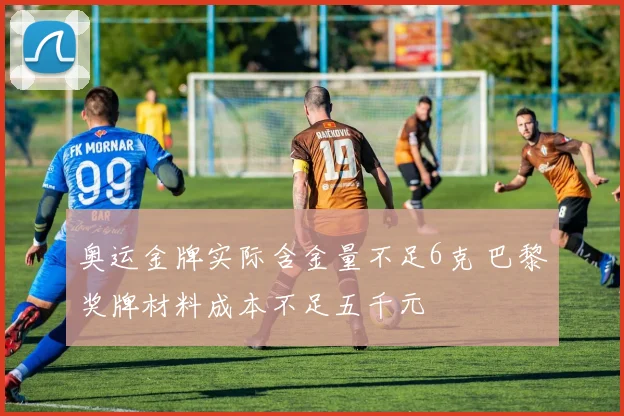 奥运金牌实际含金量不足6克 巴黎奖牌材料成本不足五千元